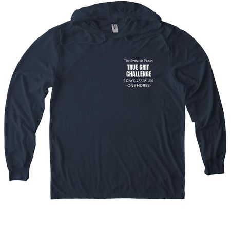 The 5 day True Grit Challenge&nbsp;, a Rebel Blue Allmade Eco Triblend Hoodie Tee