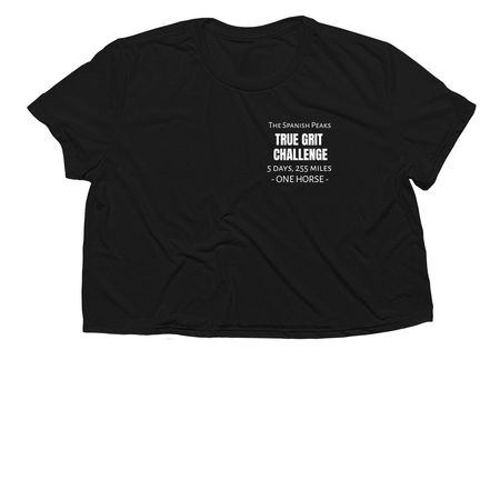 The 5 day True Grit Challenge&nbsp;, a Black Women?s Flowy Cropped Tee