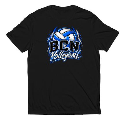 BCN Bison, a Deep Black Allmade Eco Triblend Unisex Tee