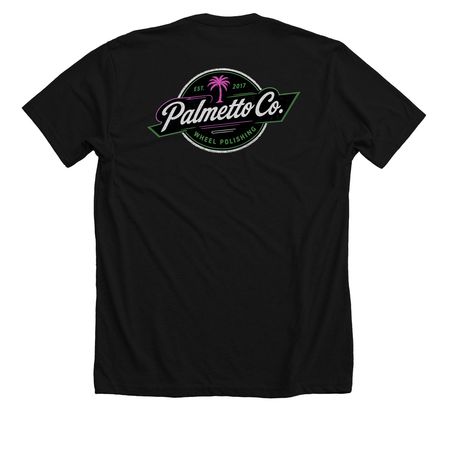 Megan's Palmetto T, a Solid Black Blend Premium Unisex Tee