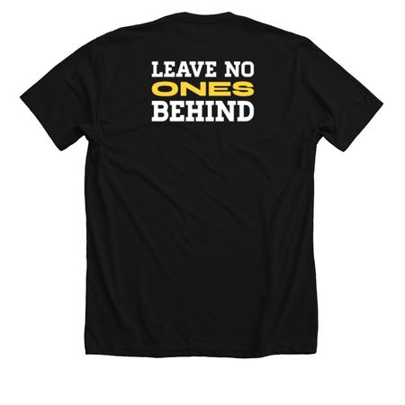 Type One Run Casual Shirt, a Solid Black Blend Premium Unisex Tee (back-view)