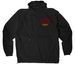 Logo Windbreaker, a Black Packable Anorak