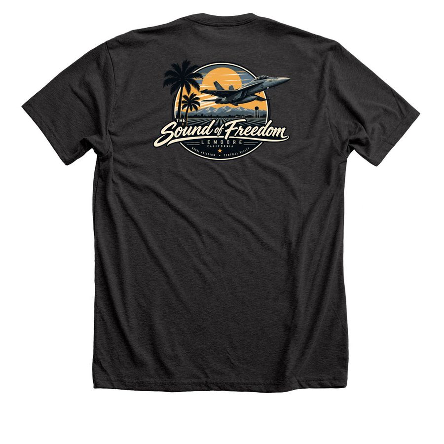 F18 Sound of freedom&nbsp;, a Dark Grey Heather Premium Unisex Tee