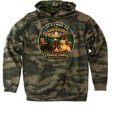 2026 FFP Camp Shirts, a Forest Camo Heavyweight Camo Pullover Hoodie