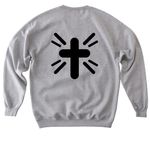 Matthew 15:13, a Sport Grey Softstyle Crewneck Sweatshirt (back-view)