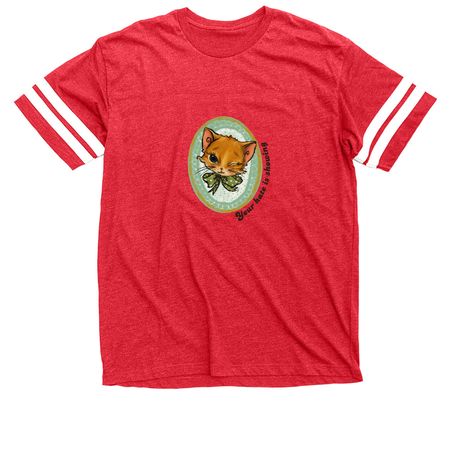 Your Hate is Showing, a Vintage Red / White Football Jersey Tee