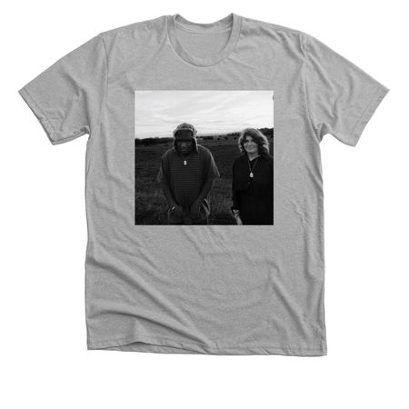Loves his Gf, a Athletic Heather Premium Unisex Tee