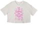 Rent is theft. Period.&nbsp;, a Vintage White Women?s Cropped Cotton Tee