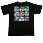 Buggin out, a Black Comfort Colors Unisex Tee (back-view)