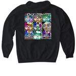Buggin out, a Black Gildan Softstyle Pullover Hoodie (back-view)