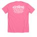 #SkyStrong, a Neon Pink Premium Unisex Tee (back-view)