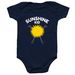 Sunshine Kid Onesie, a Navy Infant Onesie