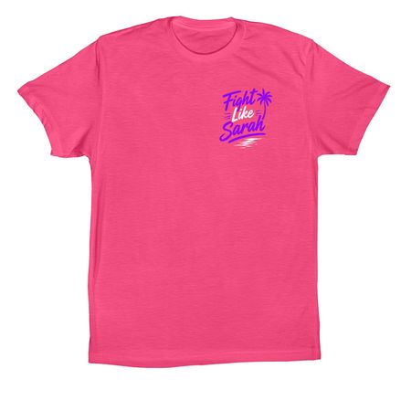 Fight Like Sarah&nbsp;, a Berry Premium Cotton Tee