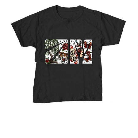 American Traditional, a Black Youth Unisex Tee