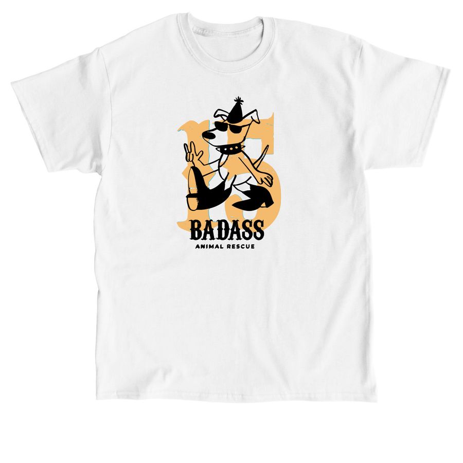 15th Anniversary: Yellow Logo, a White Classic Unisex Tee