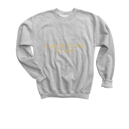 Dream Toy Drive, a Sport Grey Youth Crewneck Sweatshirt