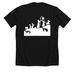 WFF Adult, a Solid Black Blend Premium Unisex Tee (back-view)