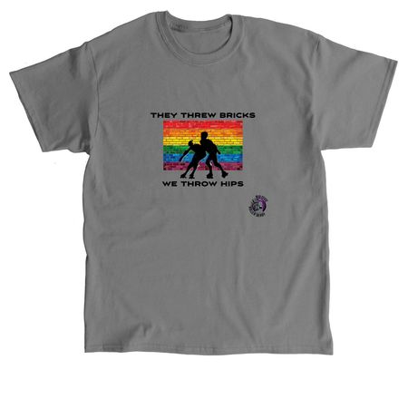 MSRD They threw bricks, a Charcoal Classic Unisex Tee