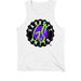 Mud Tire Logo Women's Collection, a White Premium Cotton Tank