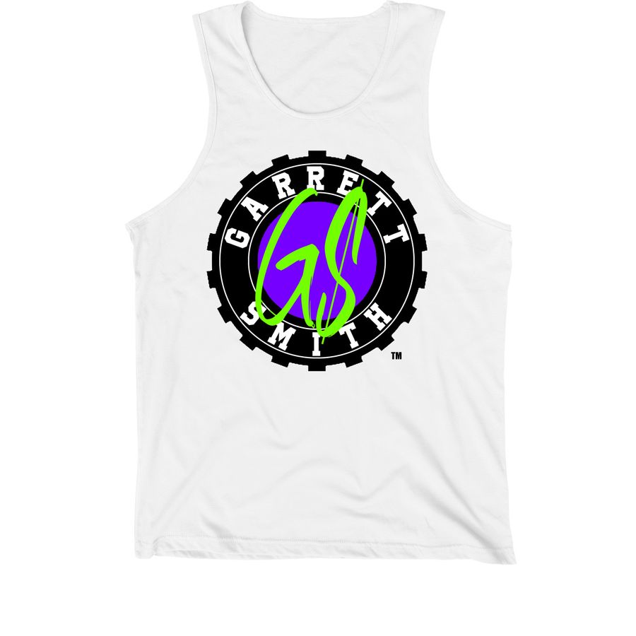 Mud Tire Logo Women's Collection, a White Premium Cotton Tank