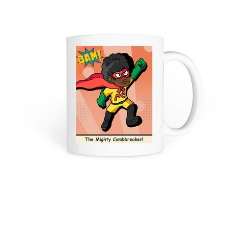 Mighty Combbreaker Mugs, a White Coffee Mug