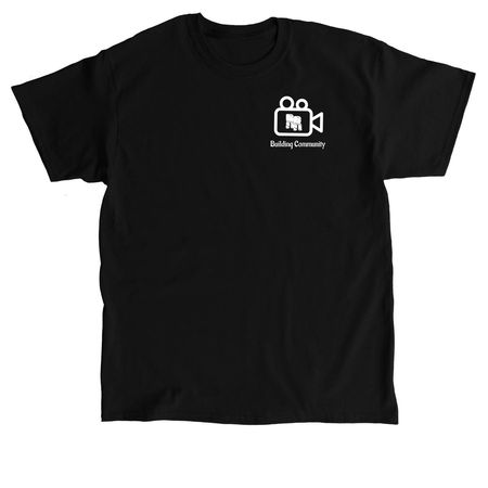 Building Community&nbsp;, a Black Classic Unisex Tee