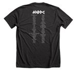 Disc Dogz at State Champz - Dog Names&nbsp;, a Dark Grey Heather Premium Unisex Tee (back-view)