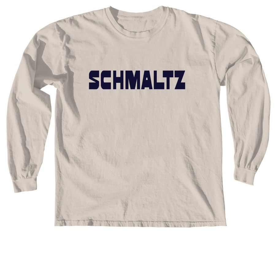 Schmaltz Long Sleeve Tee, a Ivory Comfort Colors Long Sleeve Tee
