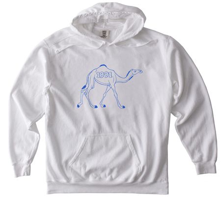 1991 Gear, a White Comfort Colors Pullover Hoodie
