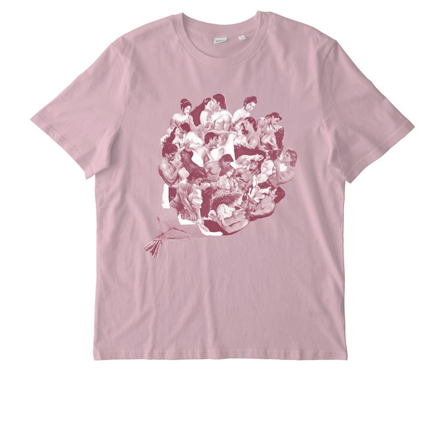 Kleypas Bouquet - Cotton Pink, a Cotton Pink Stanley/Stella Unisex Creator 2.0 Tee