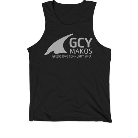 Makos Logo, a Black Premium Cotton Tank