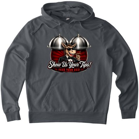 Big Tips, a Terrain Grey Allmade Organic French Terry Pullover Hoodie