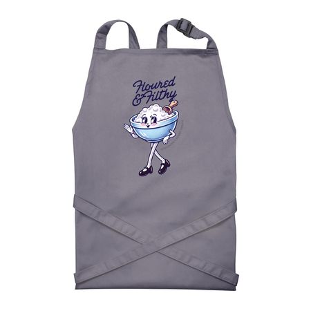 Floured and Filthy Apron, a Steel Recycled Bib Apron