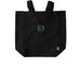 Square Logo Totes, a Black Recycled Cotton Tote Bag