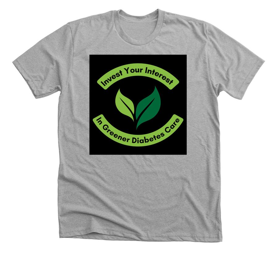 Supporting A More Sustainable Future&nbsp;, a Athletic Heather Premium Unisex Tee
