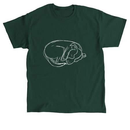 Sleeping Ruby&nbsp;, a Forest Green Classic Unisex Tee