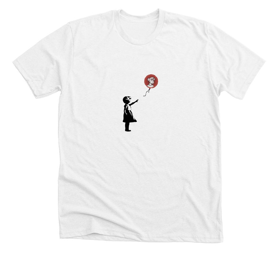 Evil$ape Meme Merch, a Solid White Blend Premium Unisex Tee