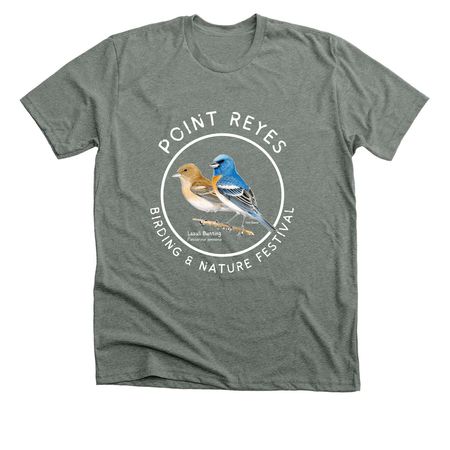 Festival Flashback: 2023 Lazuli Bunting, a Deep Heather Premium Unisex Tee