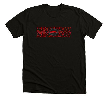 NRRL S11 Schedule Shirt, a Black Heather Premium Unisex Tee