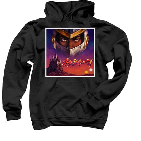 Twin Suns Odyssey, a Black Pullover Hoodie