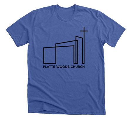 PWC, a Solid True Royal Premium Unisex Tee