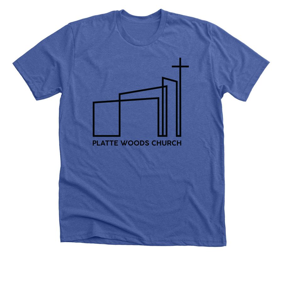 PWC, a Solid True Royal Premium Unisex Tee