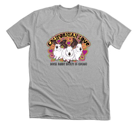 Californian Love, a Athletic Heather Premium Unisex Tee