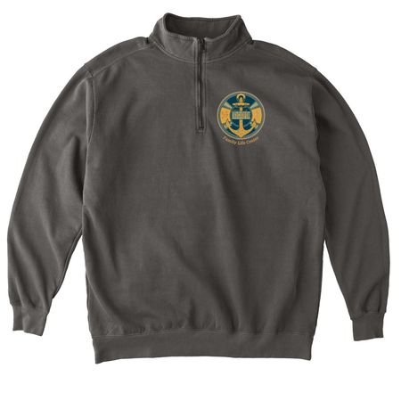 COH Quarter Zips, a Pepper Comfort Colors Quarter Zip Pullover