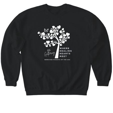 2026 National Gathering Shirts, a Black Softstyle Crewneck Sweatshirt