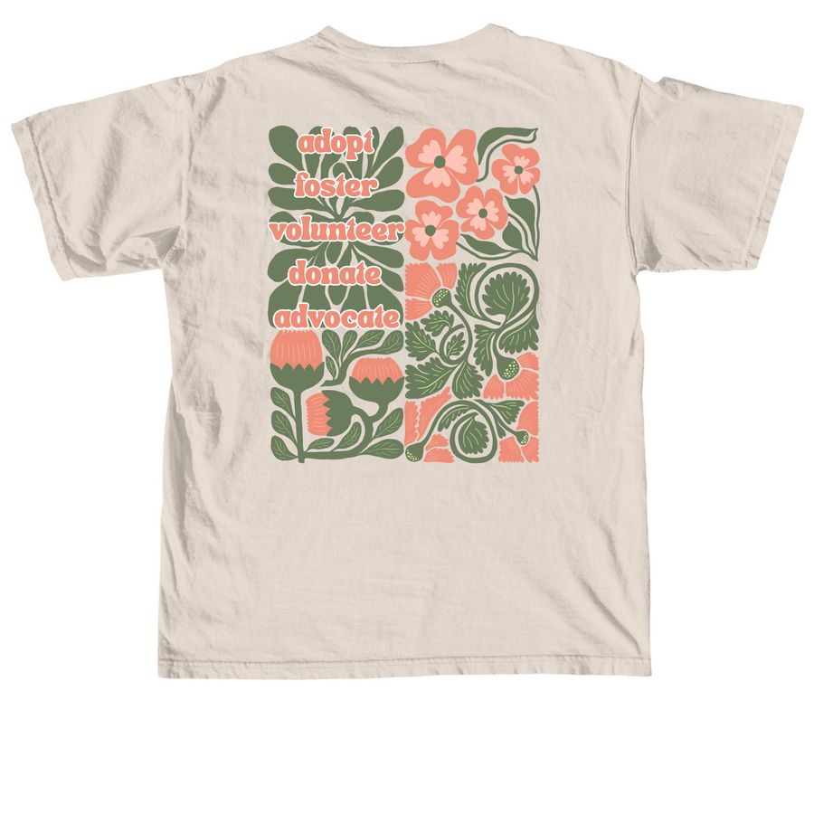 Summer Floral pt. 2, a Ivory Comfort Colors Unisex Tee
