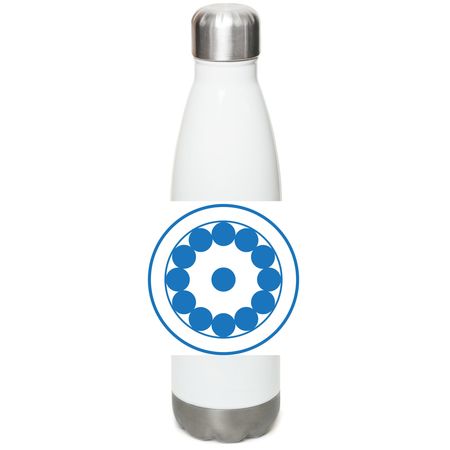 Circle Sanctuary&nbsp;, a White Stainless Steel Water Bottle