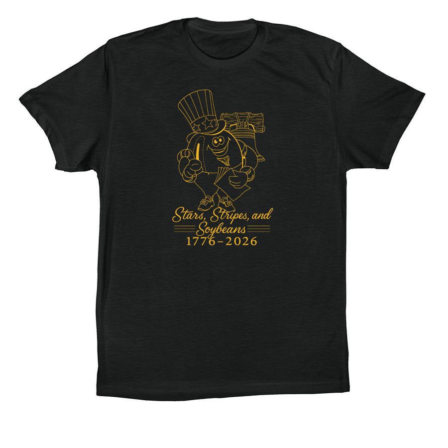 Norborne Soybean Festival ?26, a Vintage Black Premium Cotton Tee