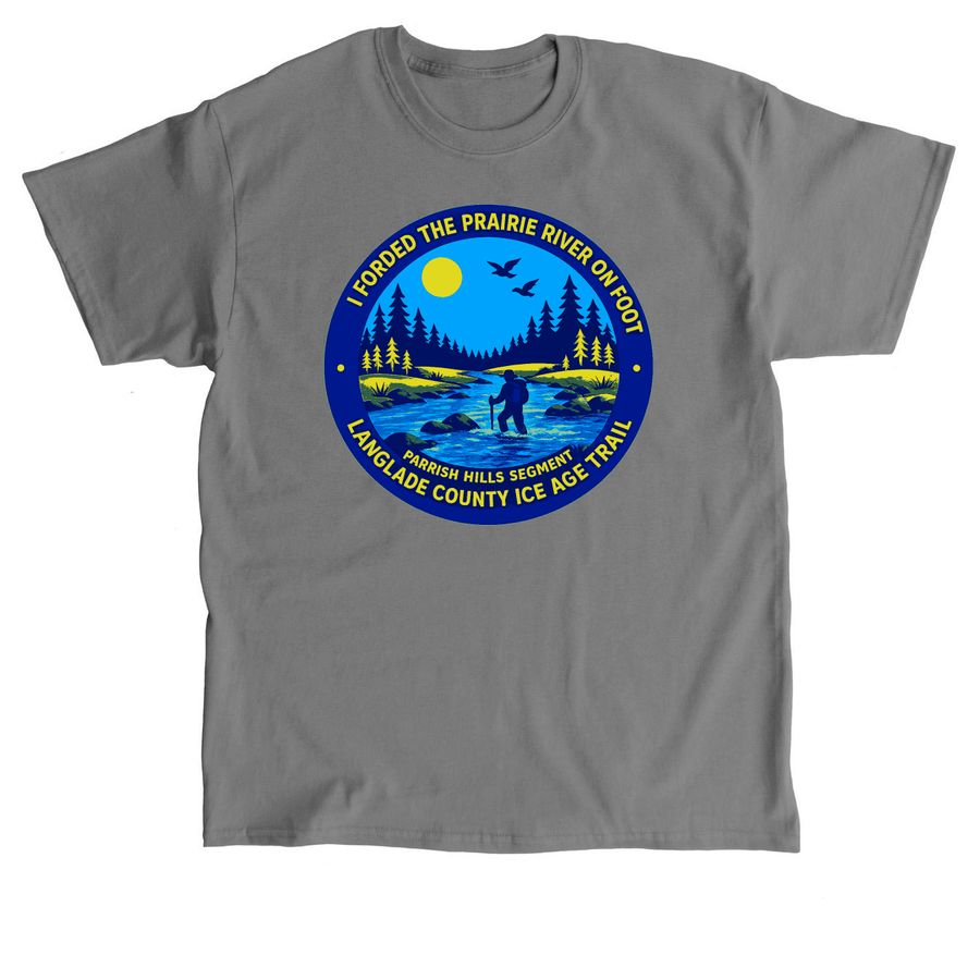 Langlade Chapter Ice Age Trail, a Charcoal Classic Unisex Tee