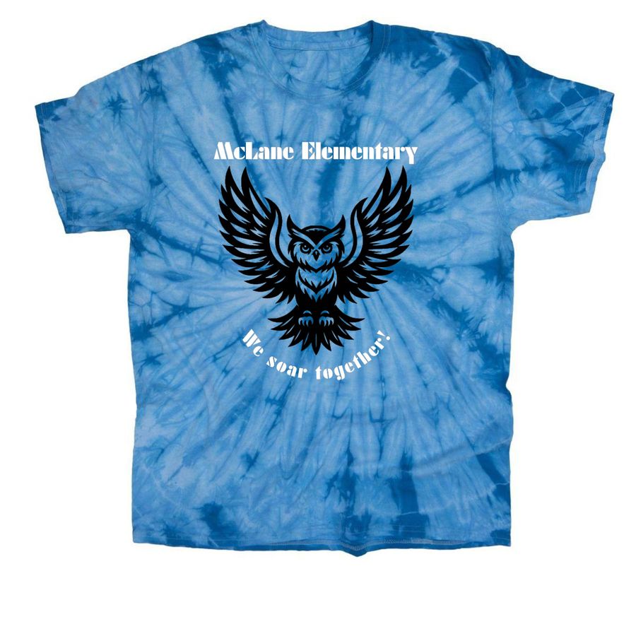 We Soar Together-Tops, a Baby Blue Classic Tie Dye Tee